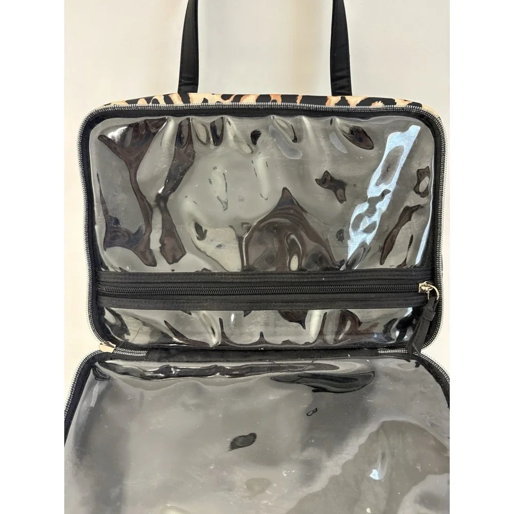 VICTORIA'S SECRET Bag Leopard Hanging Train Travel Case Cheetah Jetsetter Y2K